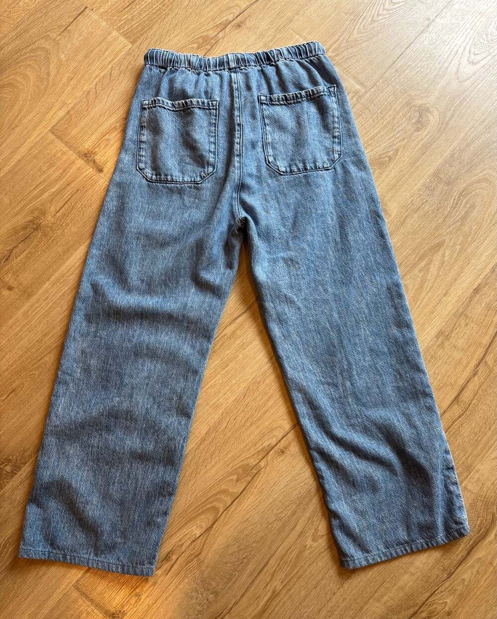 Rag & Bone Elastic Waist Drawstring Wide Leg  Ankle Jeans Size 24( US size 00) - Picture 6 of 6